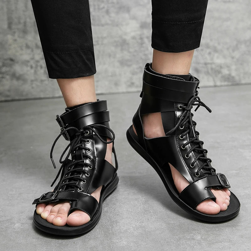 Men Trending Sandals Summer Outdoor Leisure Non-Slip Beach Luxury Sandals Fashion Breathable Brand Shoes Men Slippers