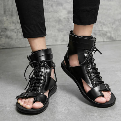 Men Trending Sandals Summer Outdoor Leisure Non-Slip Beach Luxury Sandals Fashion Breathable Brand Shoes Men Slippers