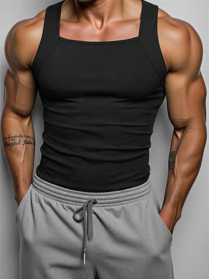 New Men's Tank Top Sporty Casual Versatile Fashionable Men's Upper Apparel