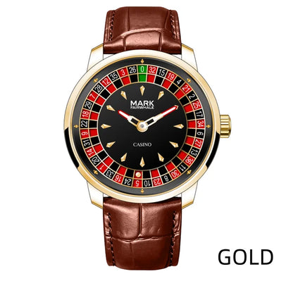 Mark Fairwhale Casual Leather Strap relógios masculino Quartz Fashion WristWatch Waterproof Fashion Watches for man reloj hombre