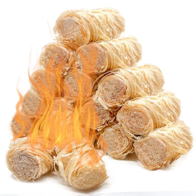 Waxed Wood Fire Starter Set — product image