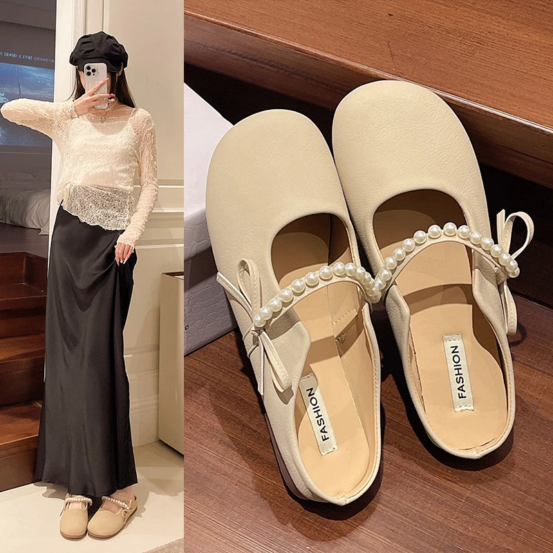 New Arrival Women Summer Mule Sandals Fashion Half Slippers Soft Sole Non Slip Casual Outdoor Beach Daily Shoes