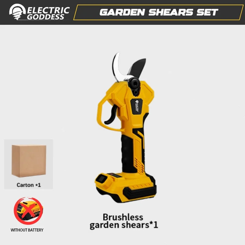Brushless 1380W Electric Chainsaw Telescoping Pole Pruner High Branch Saw Garden Tree Pruning Tool For Dewalt 20V Battery Pin