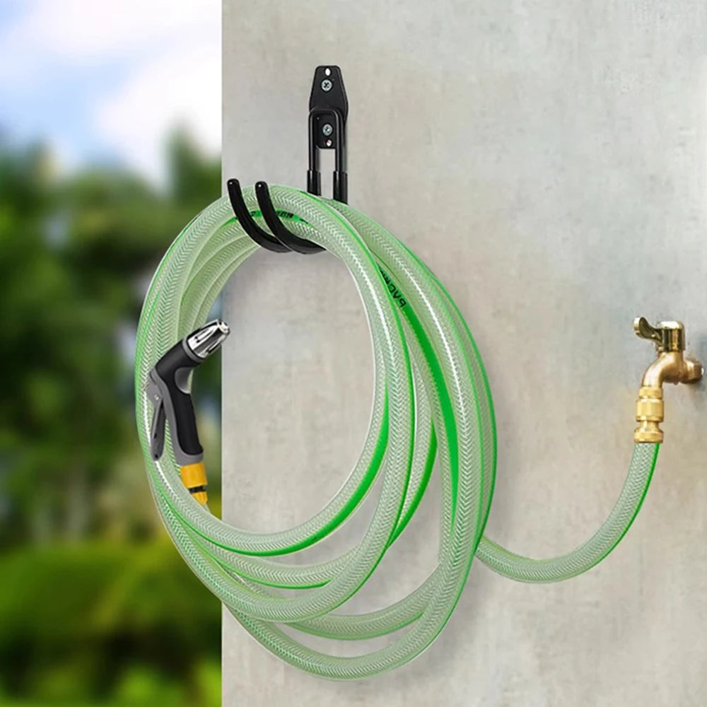 Heavy Duty Metal Hook Garage Organizer Steel Wall Mount Anti-slip Bicycle Hanger Hooks Ladders Bulky Items Storage Garden Tool