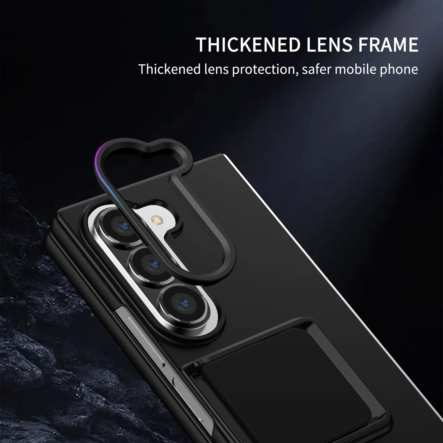 Mobile Phone Accessories Case for Samsung Galaxy Z Fold7 5G Fold6 Fold 7 6 5 3 4 Fold4 Fold5 Fold3 Hard Folding Cover Funda