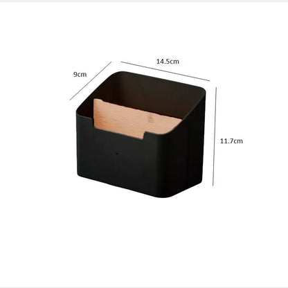 Multi-Function Remote Control Organizer Box for TV Air Conditioner Kitchen Desktop Storage Holder with Compartment