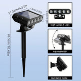 Solar Motion-Sensor Wall Light — view 2