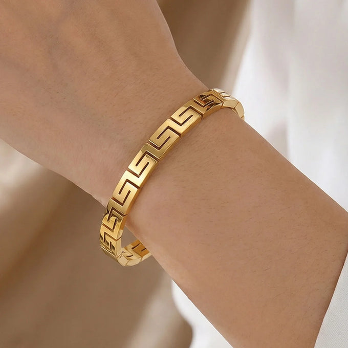 Minimalist Stainless Steel Cuff Bracelet — product image