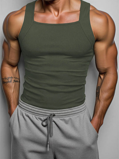 New Men's Tank Top Sporty Casual Versatile Fashionable Men's Upper Apparel