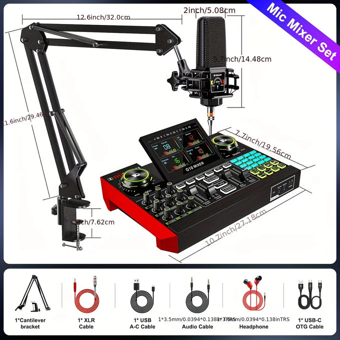 Tenlamp G10 Microphone & Mixer Kit — product image