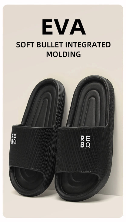 Men's Summer Anti-Slip Deodorant Slippers Trendy Outdoor Wearable Slippers for Men