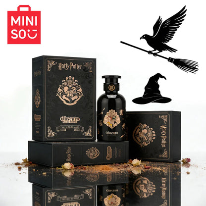 Miniso Harry Potter Obscuro Eau de Parfum 100ml, Floral Spicy Scent with Saffron, Amber, Vanilla, Clean, Vegan, Cruelty-Free, Unigue Single Item Floral Scents Perfume for Women's Fragrance Enthusiasts