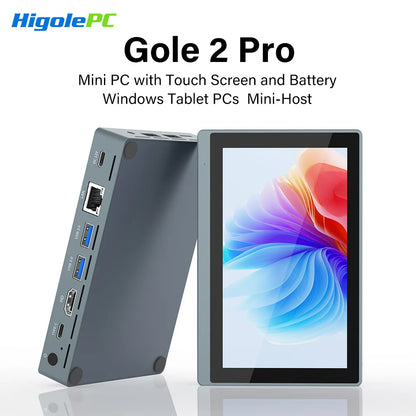 Industrial Higole Gole 2 Pro 5.5" Mini Computer Intel Win11 8/16GB RAM 4K for AI/Automation/Education Portable PC