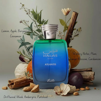 Ice for Men Eau de Parfum, 100ml(3.4 Oz), Premium Arabian Fragrance