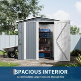 Metal Garden Storage Shed — view 3