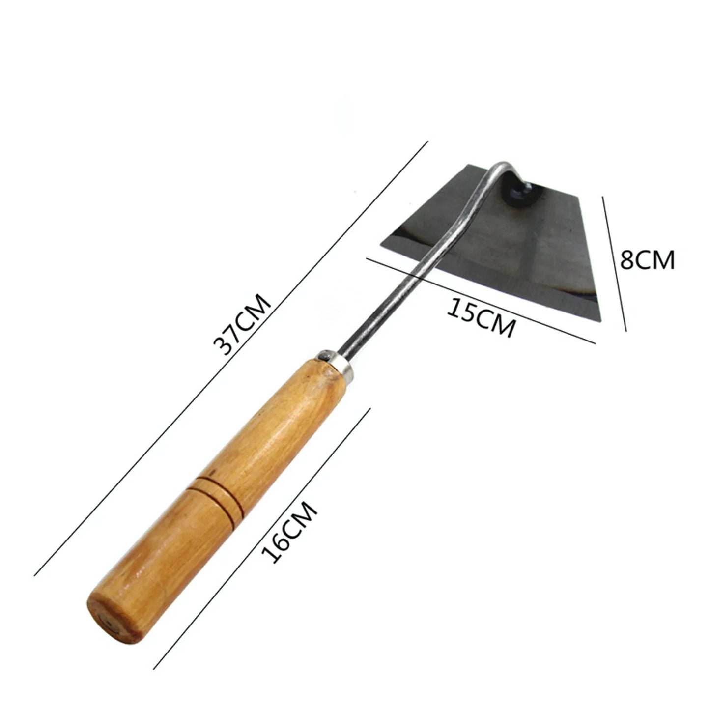 Garden Hoe Weeders Carbon Steel Gardening Hook and Weeding Tool Dual-Purpose Hardened Weeding Hoe for Easily Removing Weeds