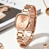 Hannah Martin Rose-Gold-Tone Quartz Watch