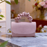 Faux-Suede Evening Handbag — view 11