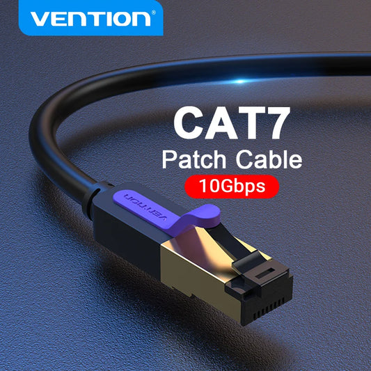 Vention Ethernet Cable RJ 45 Cat7 Lan Cable STP RJ45 Network Cable for Cat6 Compatible Patch Cord for Router Cat7 Ethernet Cable