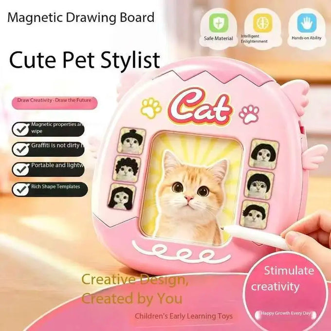 Magnetic Drawing Fidget Keychain — product image