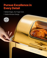 Roll-Top Chafing Dish Buffet Server — view 3
