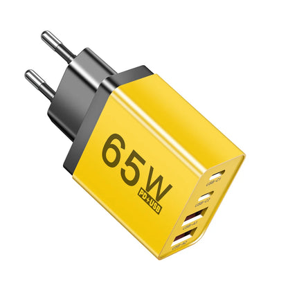 AU Plug USB Type C Fast Charger 65W PD Quick Charge Wall Adapter for iPhone Samsung Xiaomi Redmi Mobile Phone USB Charger EU UK