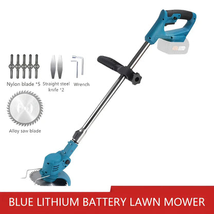 2026 New Cordless Handheld Electric Grass Trimmer Adjustable Lawn Mower Garden Tool Compatible With Makita 21V Battery