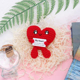 Crochet Heart Desk Ornament — view 4