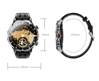 5G/4G Smart Watch 1.95 inch AMOLED 1880mah Battery 16GB+256GB RAM 800W Camera GPS WIFI Google APP Download Heart Rate Smartwatch
