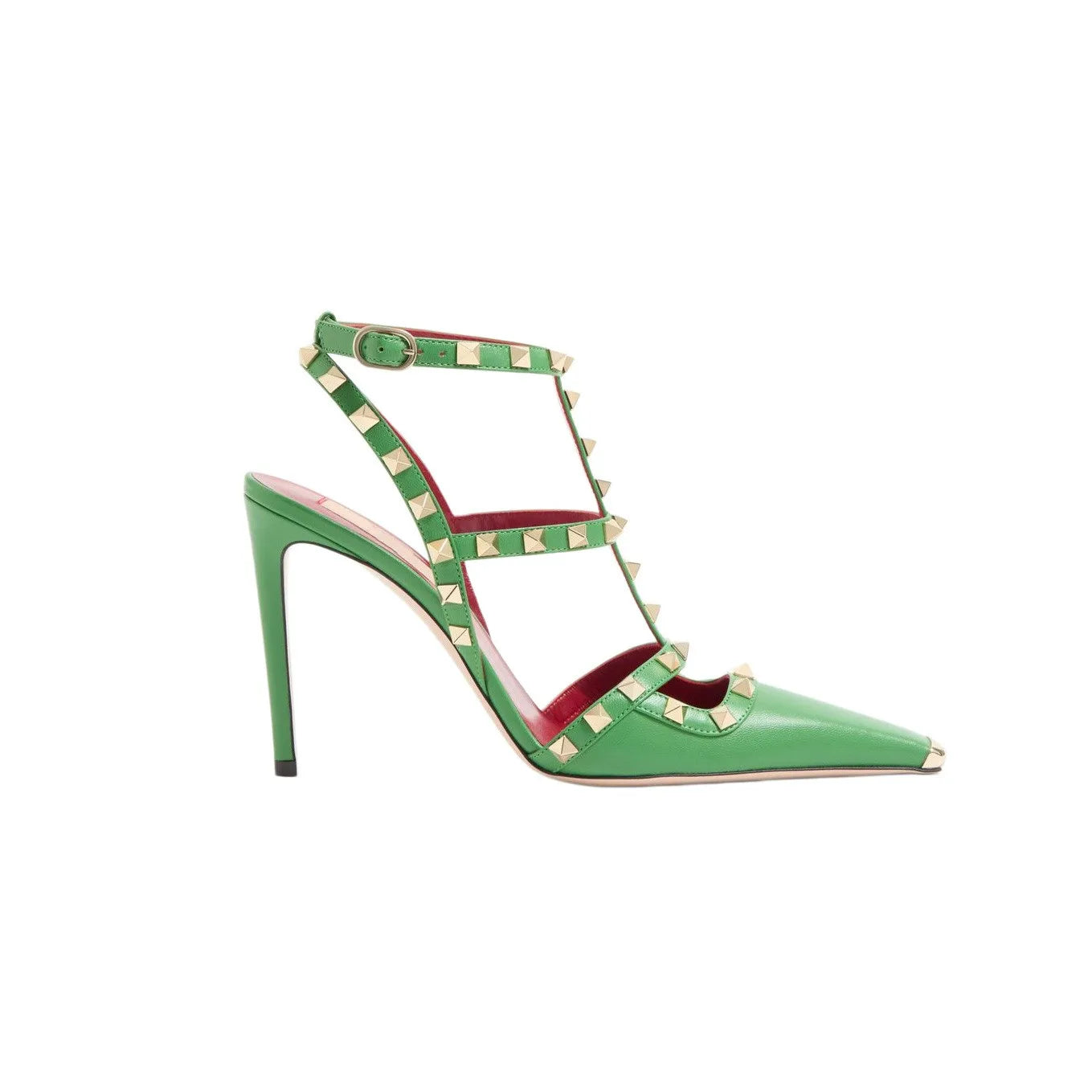 Summer Square Headed Rivet High-heeled Women's Sandals, Fashionable and Sexy Women's Party T-table Women's Plus Size Sandals
