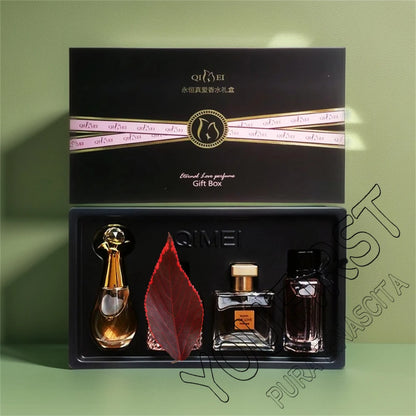 Luxury Brand Perfume Women Eau De Parfum Femme Gift Box 4Pcs Set 100ml Perfumes De Mujer Fresh Natural Floral Fruity Scent Spray