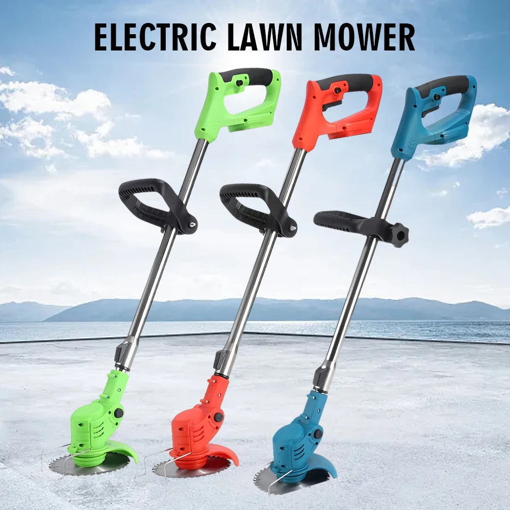 2026 New Cordless Handheld Electric Grass Trimmer Adjustable Lawn Mower Garden Tool Compatible With Makita 21V Battery
