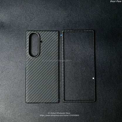 Magnetic for MagSafe Case for Samsung Galaxy Z Fold 7 W26 Aramid Carbon Fiber Cover Ultra-Thin Lightweight Armor for W26 Cover