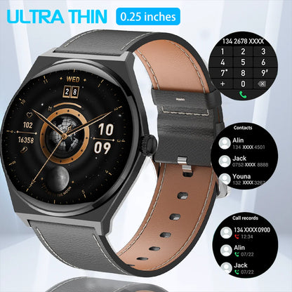 DAORKOW New Ultra thin Wireless Call SmartWatch Women Watches Men Sports Fitness Tracker Heart Rate Smartwatches For Android IOS