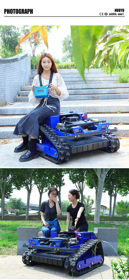 Customized Remote Control Self Propelled DIY Mower AWY-550 Crawler All-terrain with Simple Operation and High Efficiency CE EPA