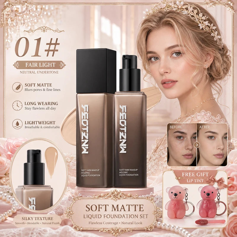Soft Matte Foundation & Lip Gloss Set — view 9
