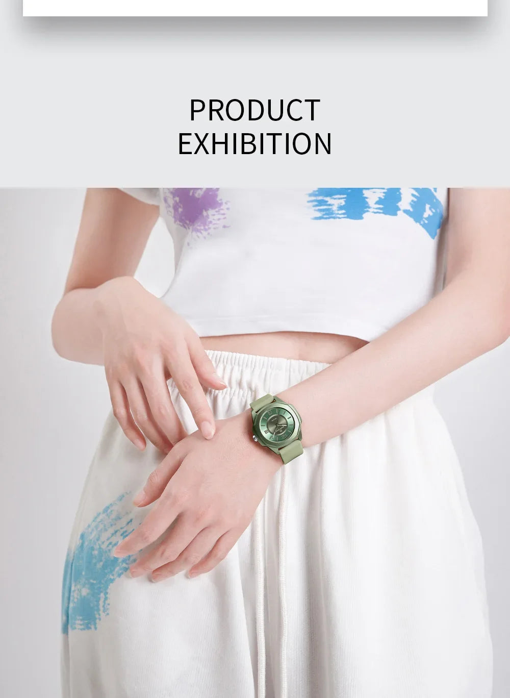 NAVIFORCE NF7107 Watch for Women Silicone Strap Classic Fashion 5ATM Waterproof Ladies Elegant Watch
