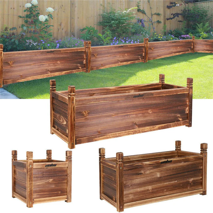 Wooden Raised Flower Bed — product image