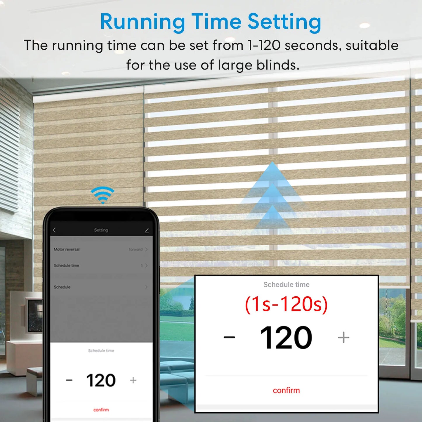 LoraTap WiFi Smart Curtain Switch Module Remote Control & Timer Works with Tuya Smart Life Google Home Alexa for Roller Blinds