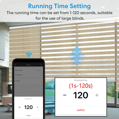 LoraTap WiFi Smart Curtain Switch Module Remote Control & Timer Works with Tuya Smart Life Google Home Alexa for Roller Blinds