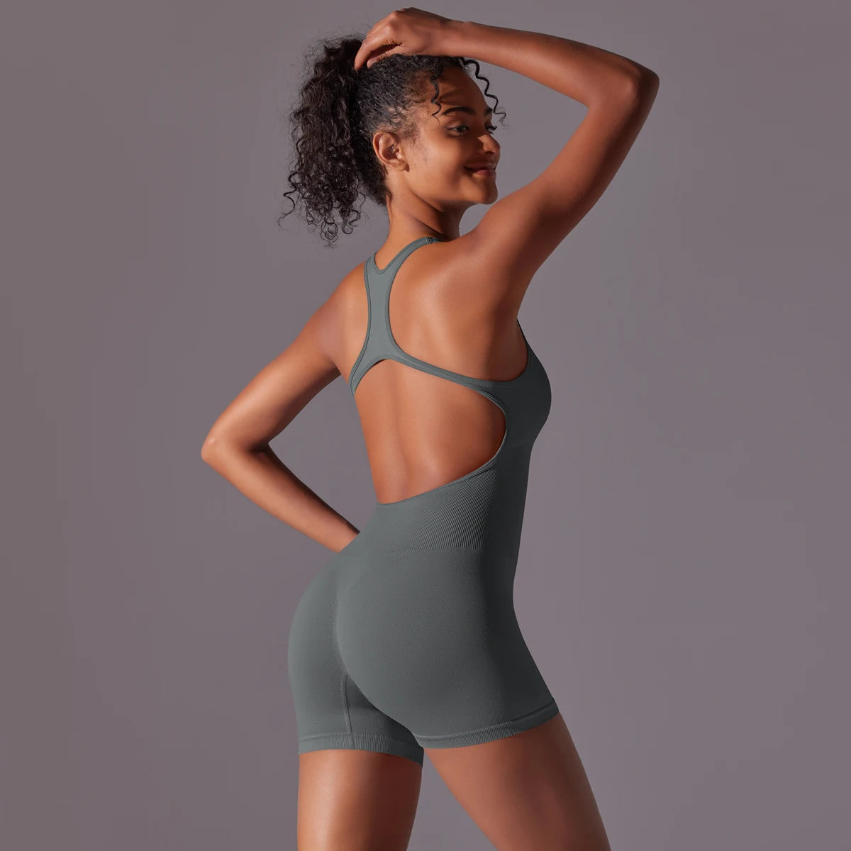 Jumpsuit Suits For Fitness Ribbed Gym Set Workout Sets Tracksuits Fitness Gym Clothing For Seamless Women Yoga Set Sportswear