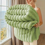 ROSEKIND Striped Fleece Blanket — view 11