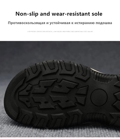 Genuine Leather Men's Sandals Summer Classic Outdoor Lightweight Walking Sneakers Hiking Men's Sandals Casual Beach Wading Shoes