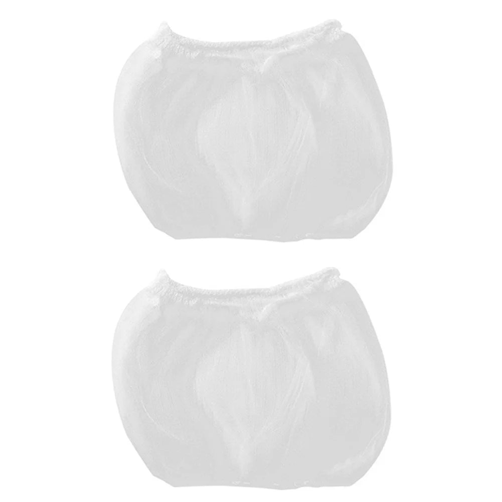 30/100Pcs Sink Net Strainer Filter Bags Fits Most Sizes of Sink Strainer Disposable Kitchen Sink Filter Net Elastic Food Catcher