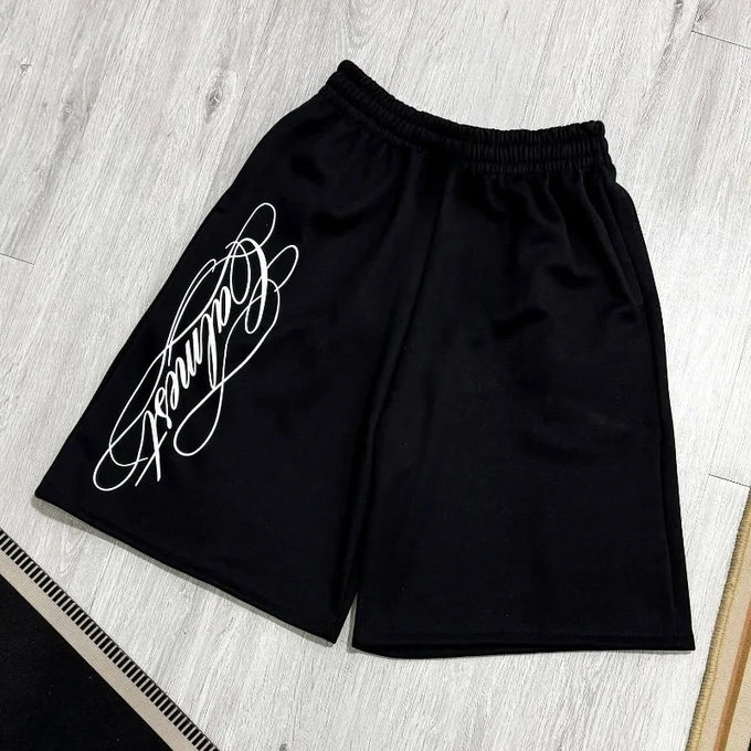 Men's Gothic Letter Graphic Shorts — product image