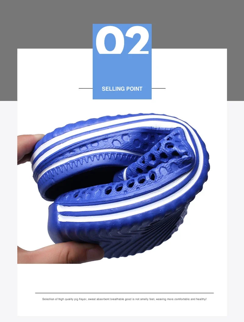 Comfortable Men Pool Sandals Summer Outdoor Beach Shoes Men Slip on Garden Clogs Casual Water Shower Slippers Unisex