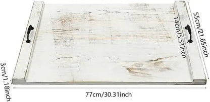 Noodle Board Stove Cover with Handles, Pine Wood Stove Top Cover, Stove Top Cutting Board, Counter Space Top Covers for Kitchen
