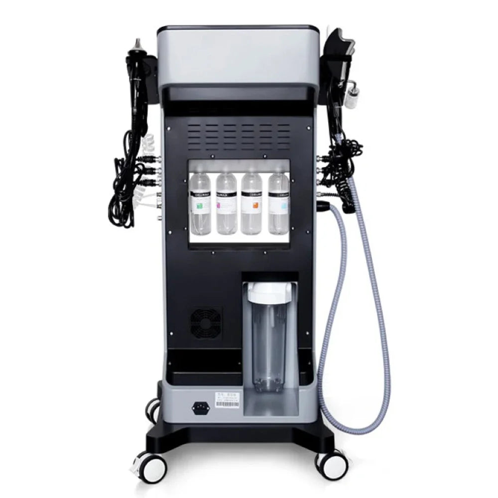 10in1Multifunction Facial Beauty Equipment Hydra Dermabrasion Oxygen Jet Peel Skin Cleaning Machine ProfessionalSalonUseforF