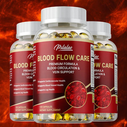 Blood Flow Care - Promotes Leg Vein, Heart, Blood Vessel and Cardiovascular Health, Supporting Blood Circulation