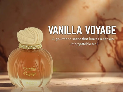 Vanilla Voyage 75ml EDP Unisex Perfume Long Lasting Sweet Vanilla Amber Musk Scent Luxury Signature Fragrance Gift For Men Women